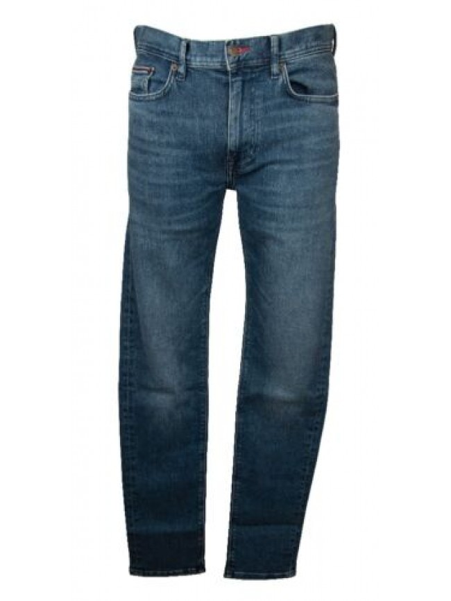 Jeans uomo TOMMY HILFIGER pantalone elasticizzato bleecker slim fit 5 tasche art