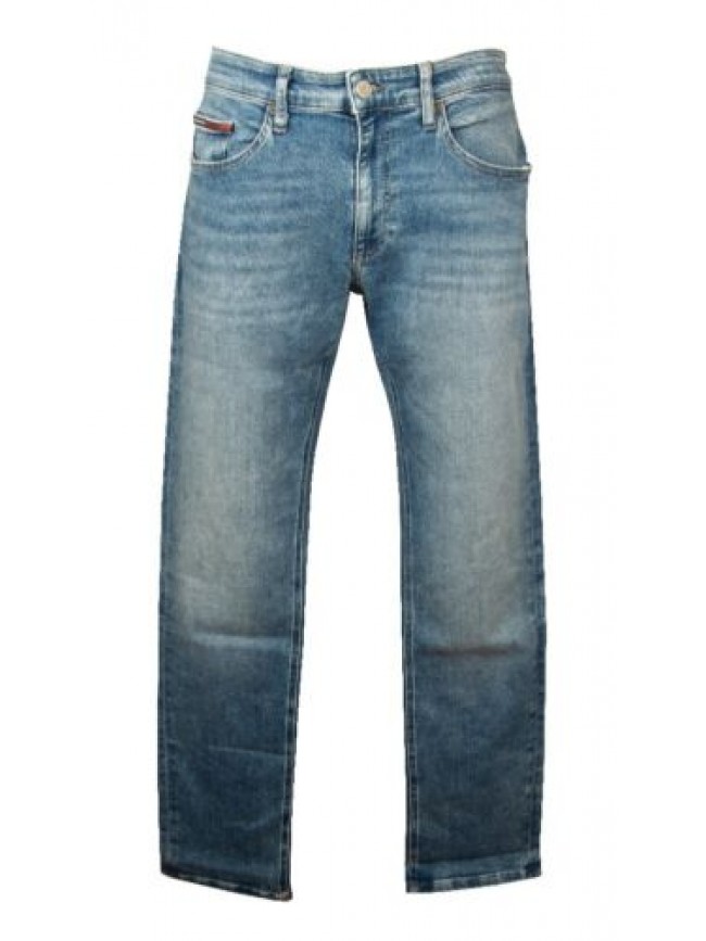 Jeans uomo TOMMY JEANS pantalone elasticizzato scanton slim fit 5 tasche articol