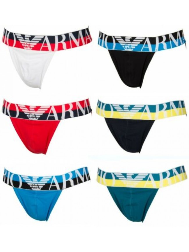 Jockstrap sospensorio slip uomo megalogo log underwear EMPORIO ARMANI articolo 1