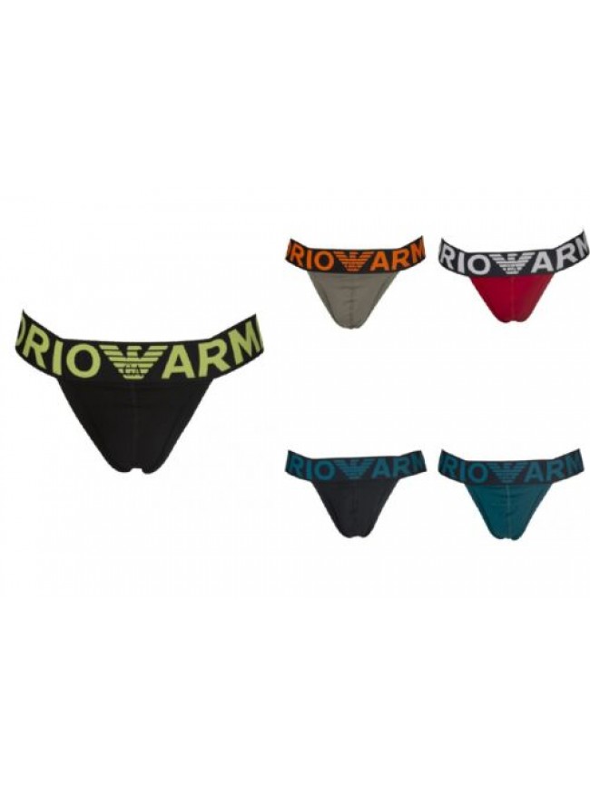 Jockstrap uomo EMPORIO ARMANI sospensorio slip elastico a vista cotone elasticiz