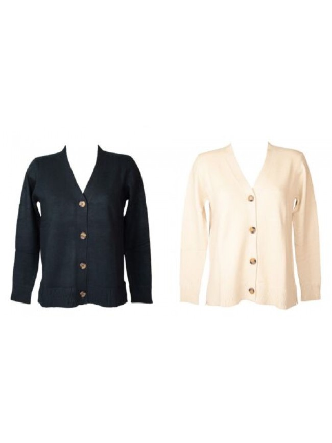 Maglia donna RAGNO giacca cardigan con botoni finezza 7 super soft articolo DA93