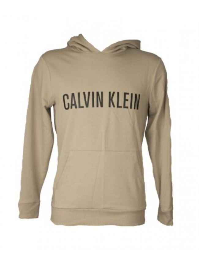 Maglia felpa uomo CK CALVIN KLEIN con cappuccio e tasca grande davanti leggera e