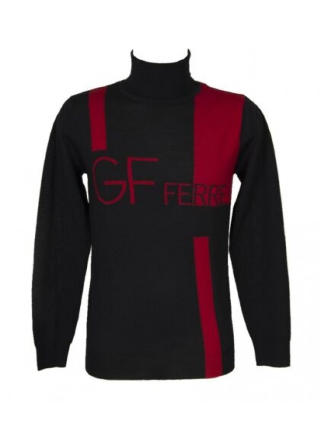 Maglia pullover uomo dolcevita manica lunga pura lana GF FERRE' articolo 5F2831 