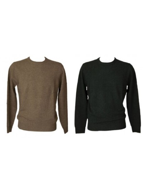 Maglia uomo RAGNO cashmerino pullover paricollo manica lunga lana e cachemir ext