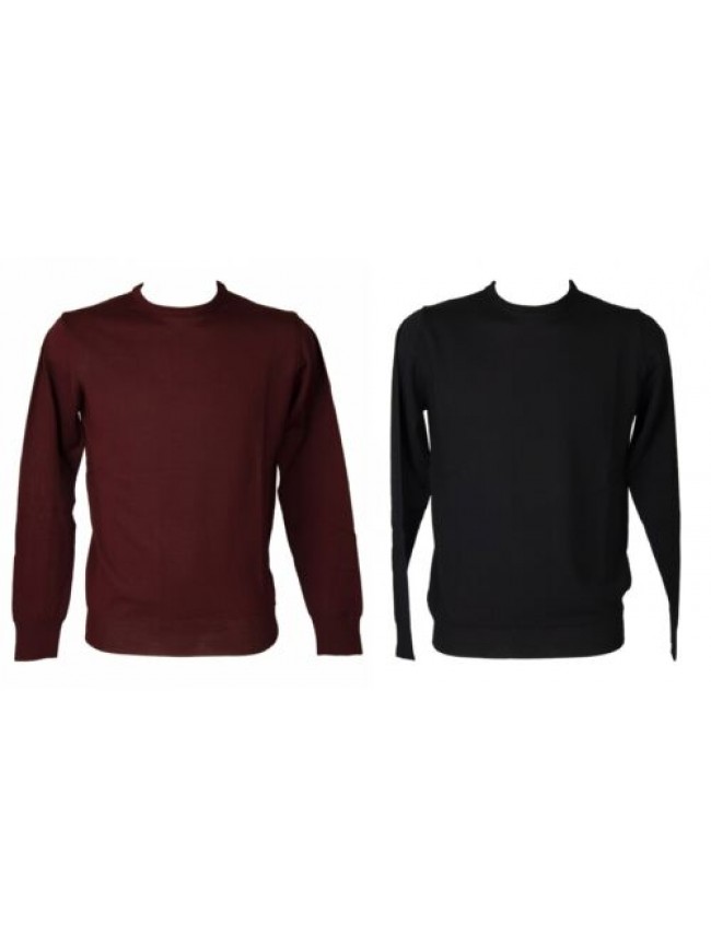 Maglia uomo RAGNO pullover paricollo manica lunga pura lana merino extra fine 4,