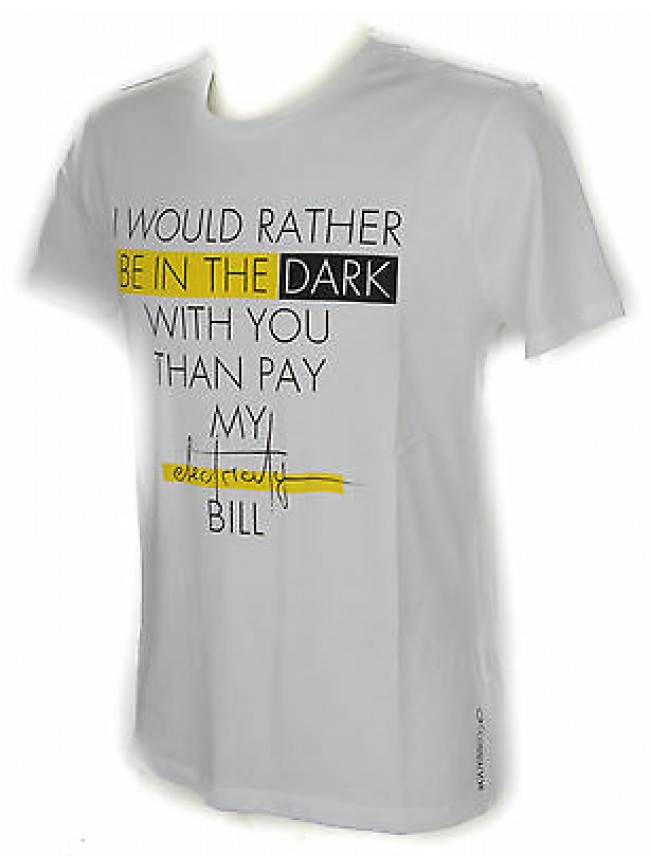 Maglietta t-shirt girocollo uomo GUESS a. M61I53 taglia L col. P351 IN THE DARK