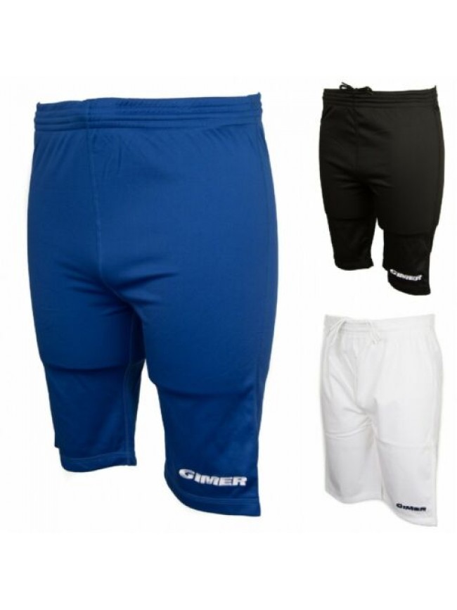 Pantalone corto bermuda uomo sport calcio allenamento GIMER articolo 3/081 BERMU