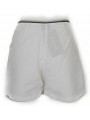 Pantalone corto tennis donna short LOTTO art. H6723 taglia S col. BIANCO WHITE