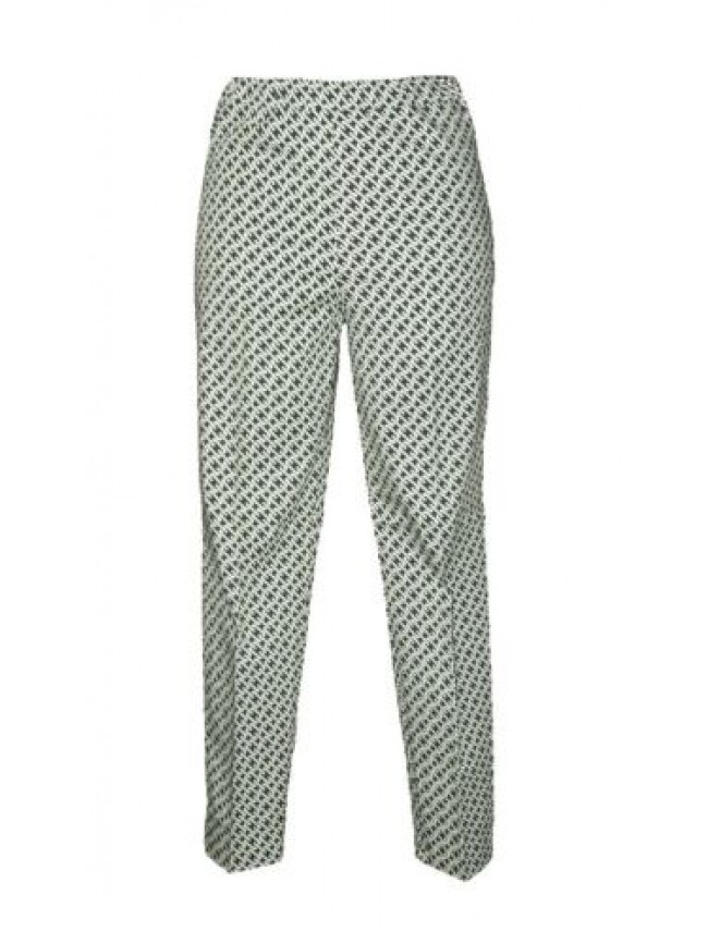 Pantalone lungo donna RAGNO pantaloni comfort cotone elasticizzato elastico in v