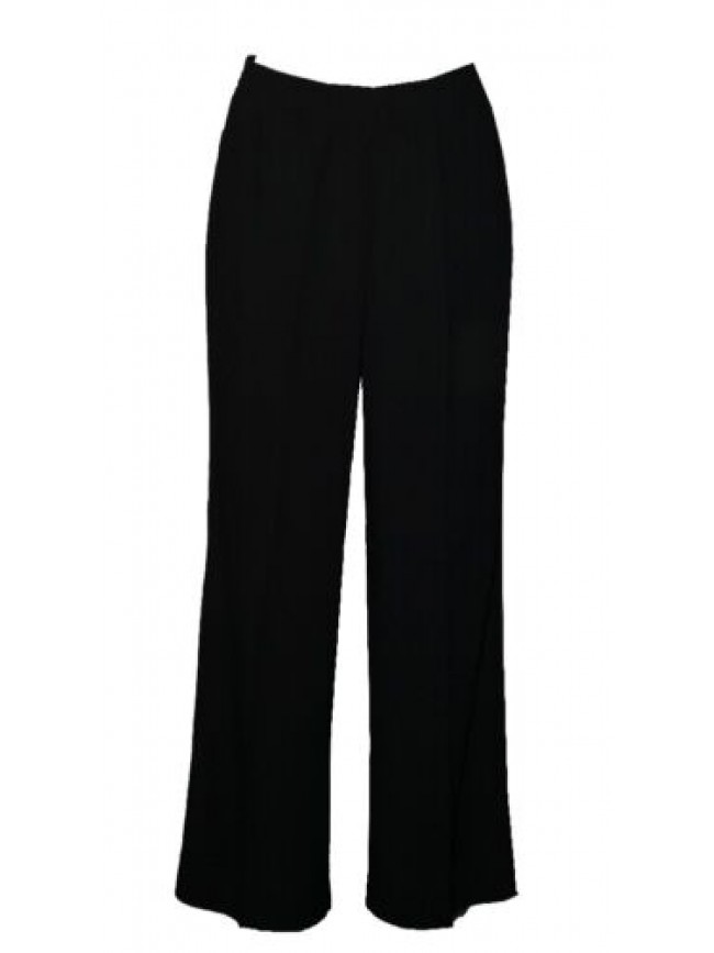 Pantalone lungo donna RAGNO pantaloni comfort viscosa gamba larga elastico in vi
