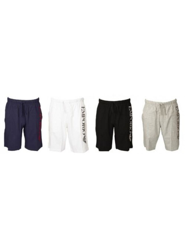 Pantalone uomo EMPORIO ARMANI corto bermuda shorts con tasche e coulisse tempo l