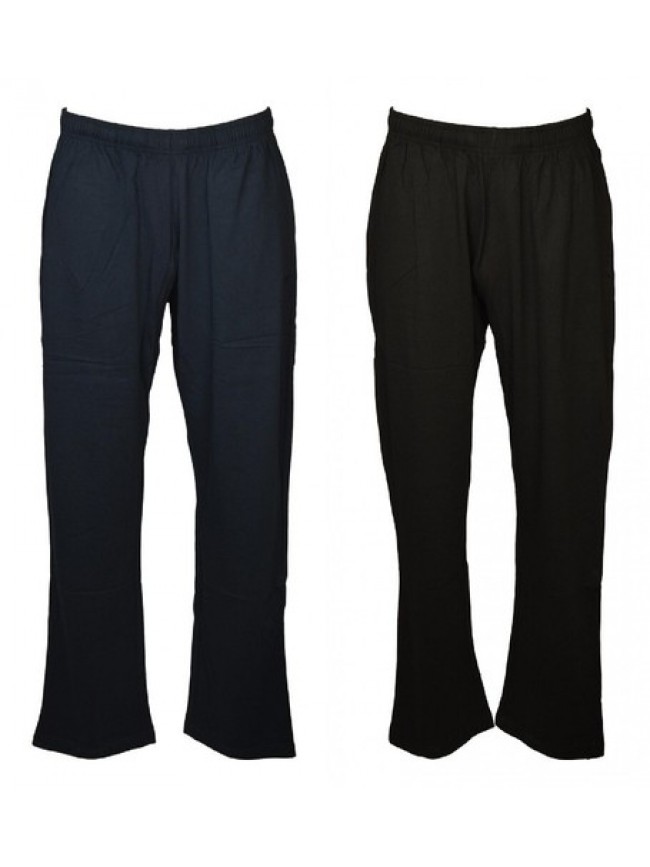 Pantalone uomo F.lli CAMPAGNOLO lungo puro cotone leggero elastico in vita con c