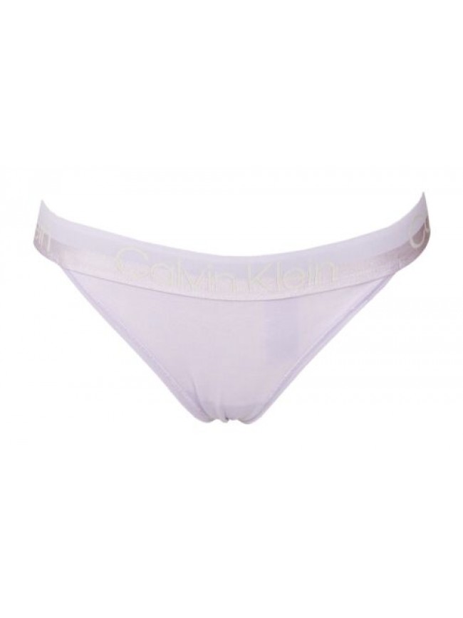 Perizoma donna CK CALVIN KLEIN  slip mutanda elastico a vista logato cotone elas