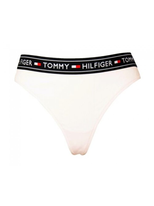 Perizoma donna TOMMY HILFIGER slip mutanda elastico a vista logato puro cotone a
