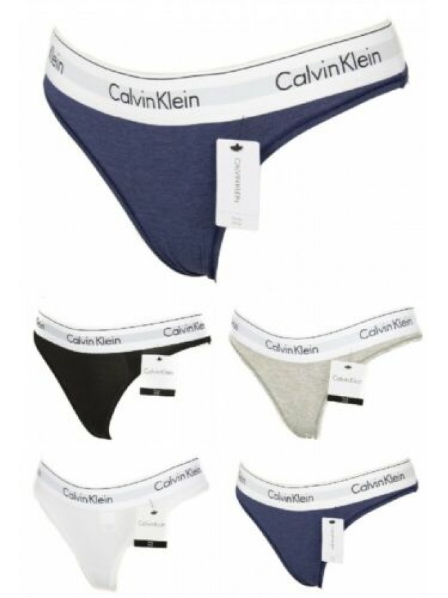 Perizoma donna slip mutanda CK CALVIN KLEIN articolo F3786E THONG