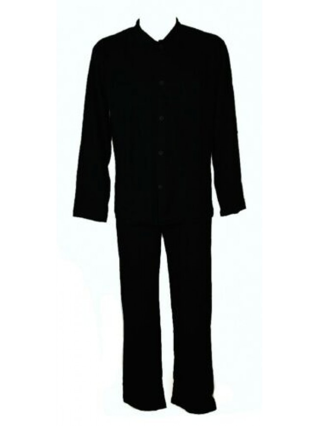 Pigiama aperto con bottoni uomo cotone manica lunga pantalone lungo RAGNO SPORT 