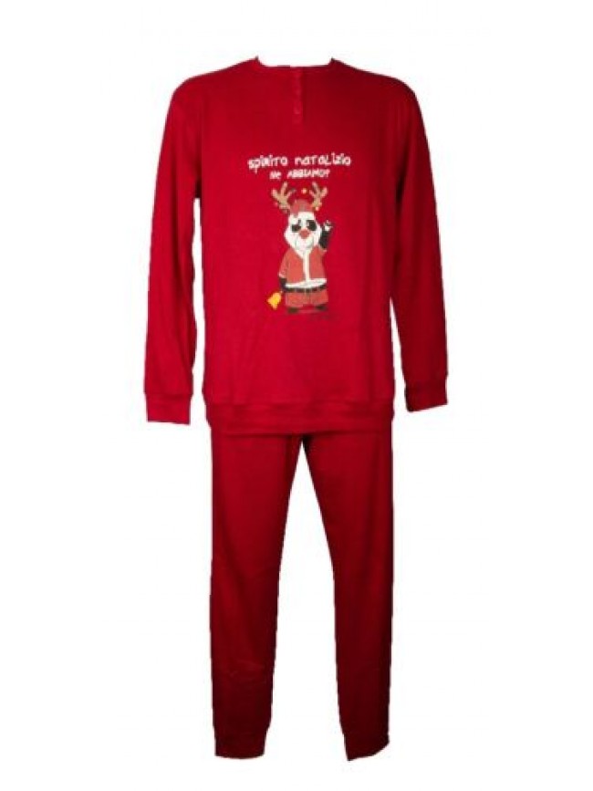 Pigiama bambino CRAZY FARM ragazzo kid cotone interlock invernale manica lunga c