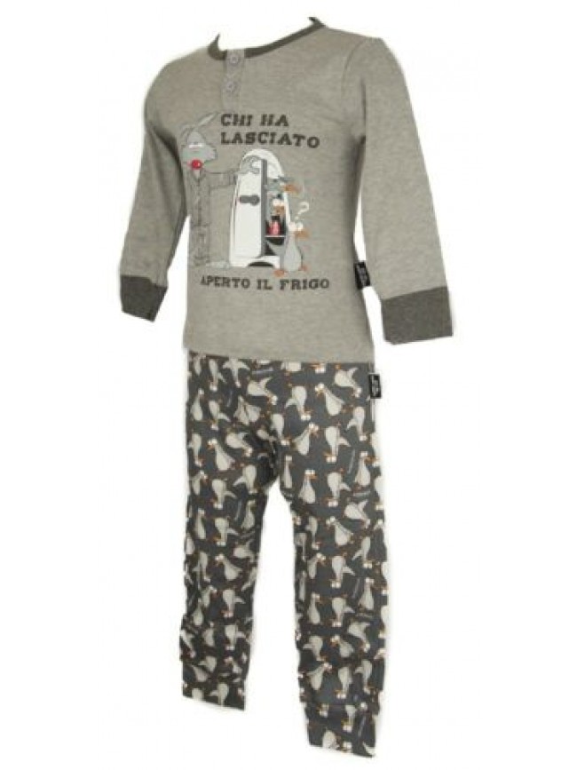 Pigiama bimbo bambino interlock manica lunga collo serafino HAPPY PEOPLE articol