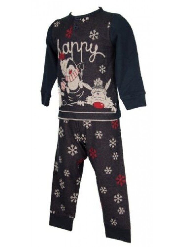 Pigiama bimbo bambino manica lunga collo serafino sleepwear HAPPY PEOPLE articol