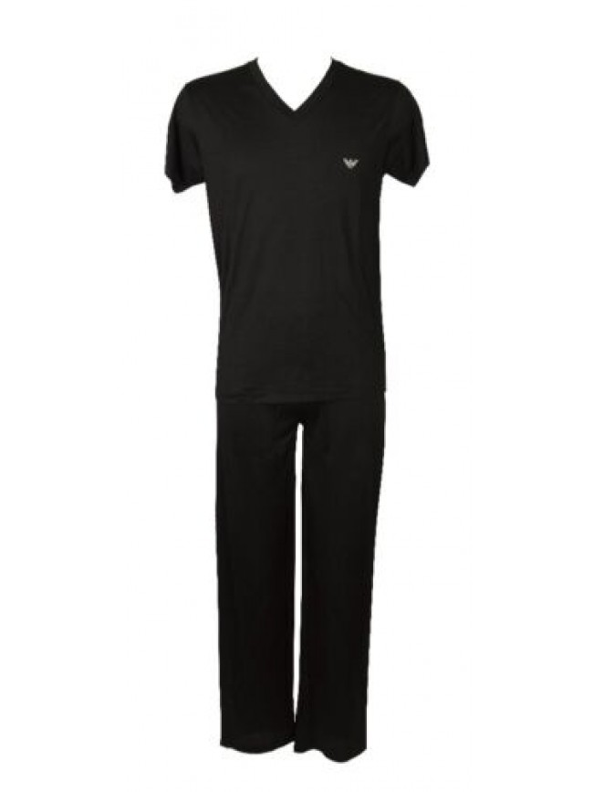 Pigiama uomo manica corta v pantalone lungo con elastico a vista  EMPORIO ARMANI