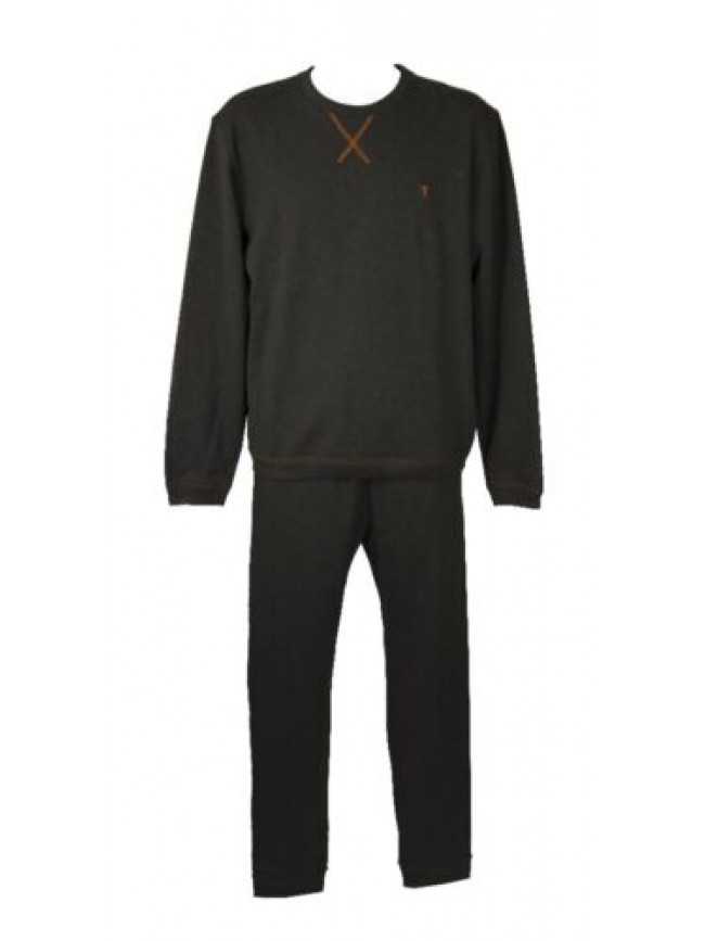 Pigiama uomo manica lunga girocollo cotone invernale TRU TRUSSARDI articolo NT60