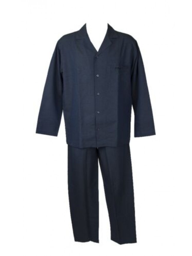 Pigiama uomo manica lunga pantalone lungo aperto con bottoni cotone FILA articol