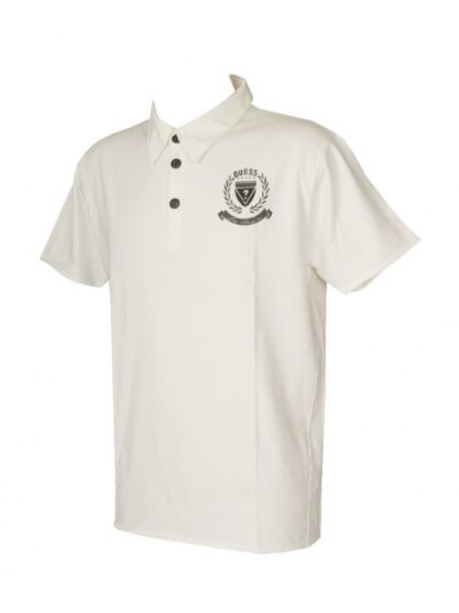 Polo uomo manica corta con colletto e bottoni maglietta GUESS articolo FH3U2E JE