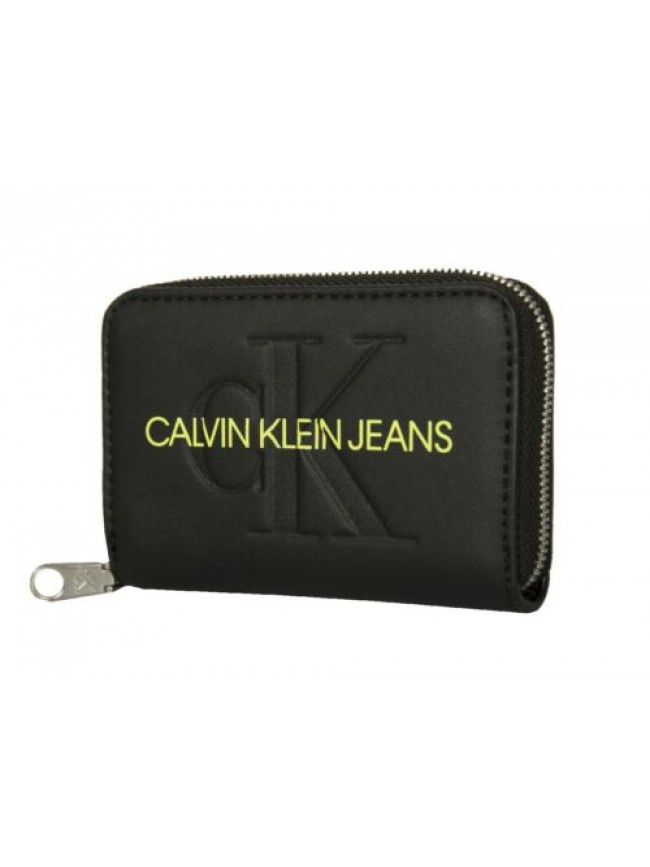 Portacarte donna CK CALVIN KLEIN articolo K60K608396 CK SCULPTED MONO MED Z/A cm