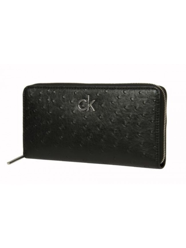 Portafoglio donna CK CALVIN KLEIN articolo K60K608633 CK RE-LOCK SLIMZ/A WALLET 