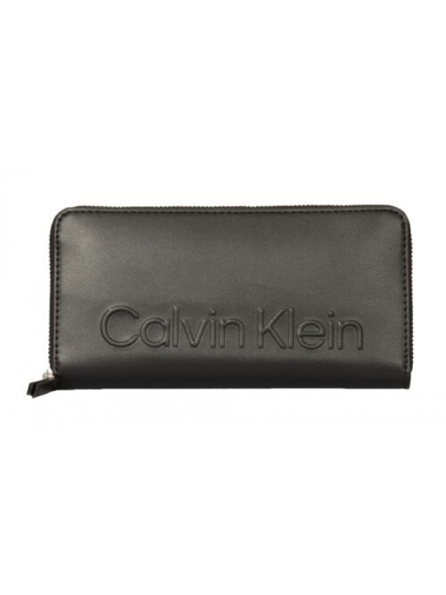 Portafoglio donna CK CALVIN KLEIN articolo K60K610466 CK set za wallet lg cm 19 