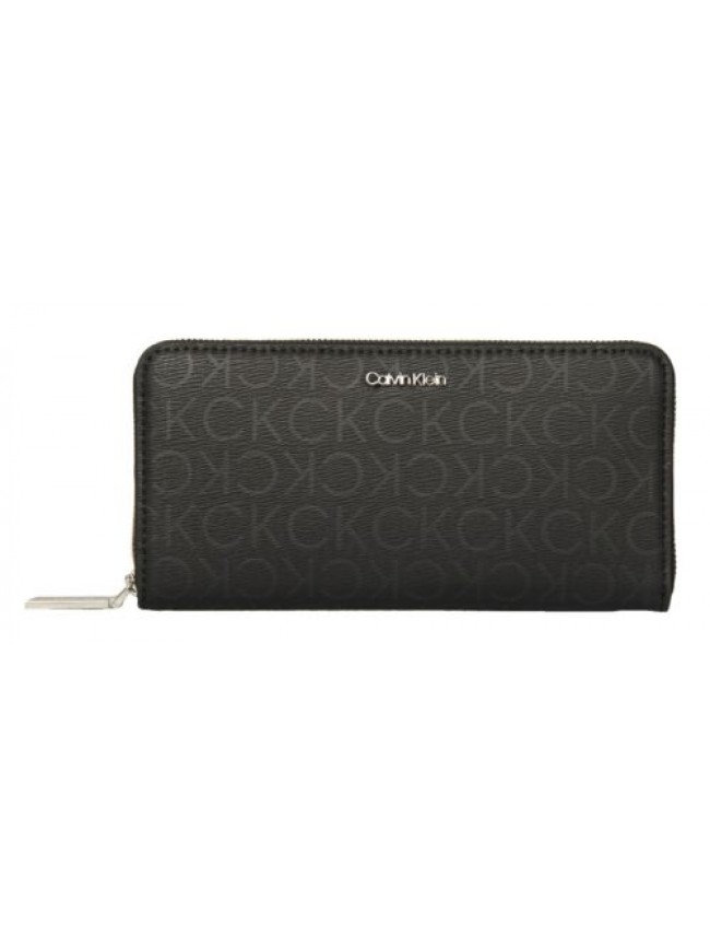 Portafoglio donna CK CALVIN KLEIN articolo K60K610656 CK MUST Z/A WALLET LG EPI 