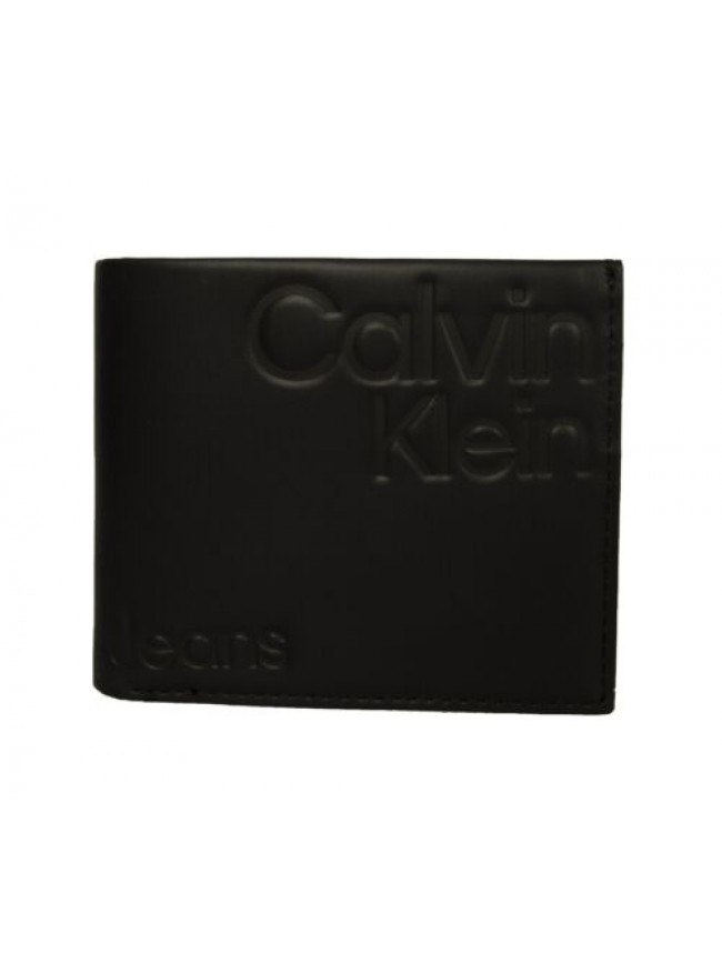 Portafoglio uomo CK CALVIN KLEIN JEANS articolo K50K509876 CK MONOGRAM SOFT BILF