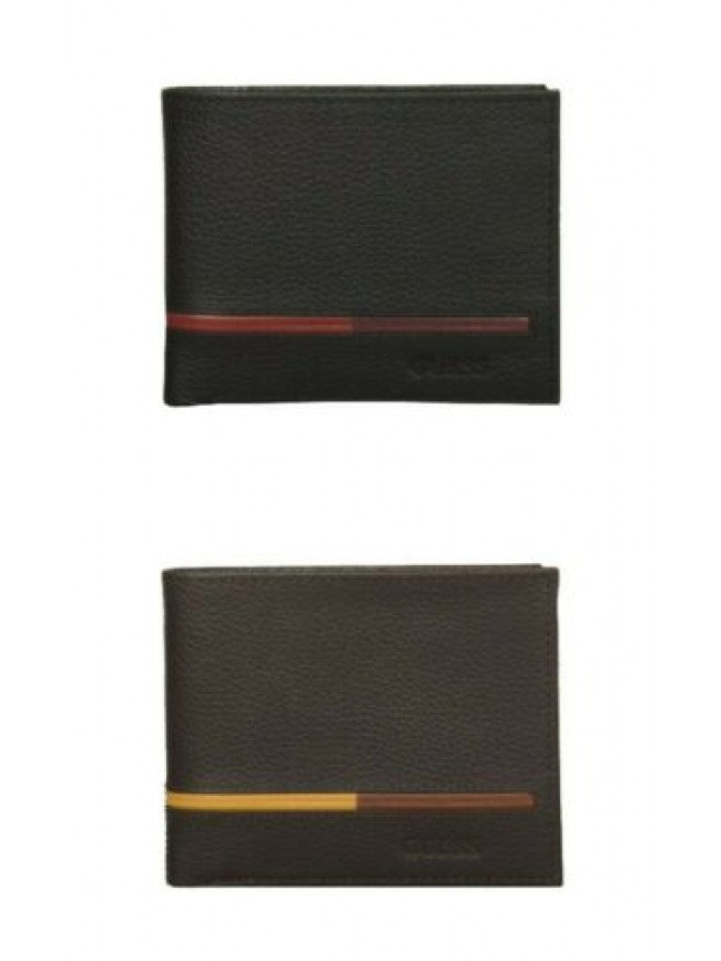 Portafoglio uomo pelle 3CC + coin GUESS articolo SM3012 LEA20 cm.12 x 9,5