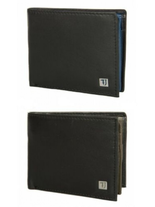 Portafoglio uomo pelle 8CC+coin TRUSSARDI JEANS articolo 71P002B FLAP + COIN POC