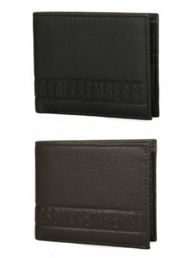 Portafoglio uomo pelle BIKKEMBERGS articolo 6AD3706D DB-WALLET STRIPE B