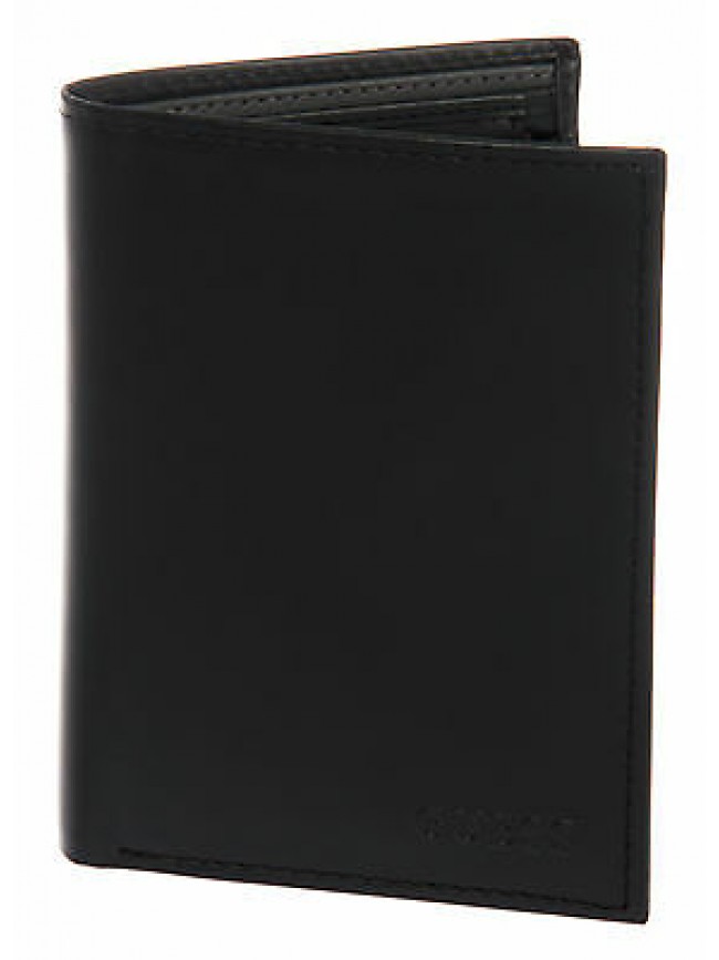 Portafoglio uomo pelle wallet GUESS SM0205 LEA51 cm 9,5x10,5 colore NERO BLACK