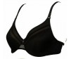 Reggiseno bra ferretto incrocio CHANTELLE art. 2125 taglia 6/C colore NERO BLACK