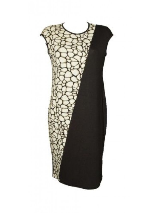 SG Abito donna RAGNO manica calata scollo tondo vestito in viscosa articolo D429