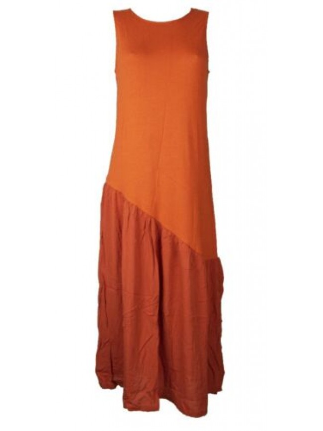 SG Abito donna RAGNO spalla larga vestito lungo  in viscosa mare spiaggia beachw