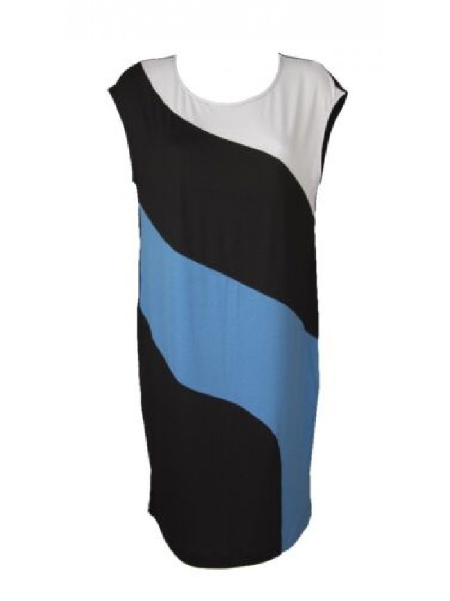 SG Abito donna manica ricalata in viscosa vestito tempo libero mare spiaggia bea