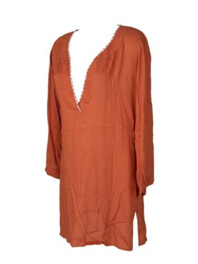 SG Abito donna mare copricostume kaftan spiaggia beachwear EMPORIO ARMANI artico