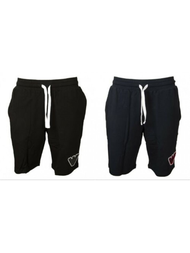 SG Bermuda uomo EMPORIO ARMANI pantalone corto cotone shorts con tasche e coulis