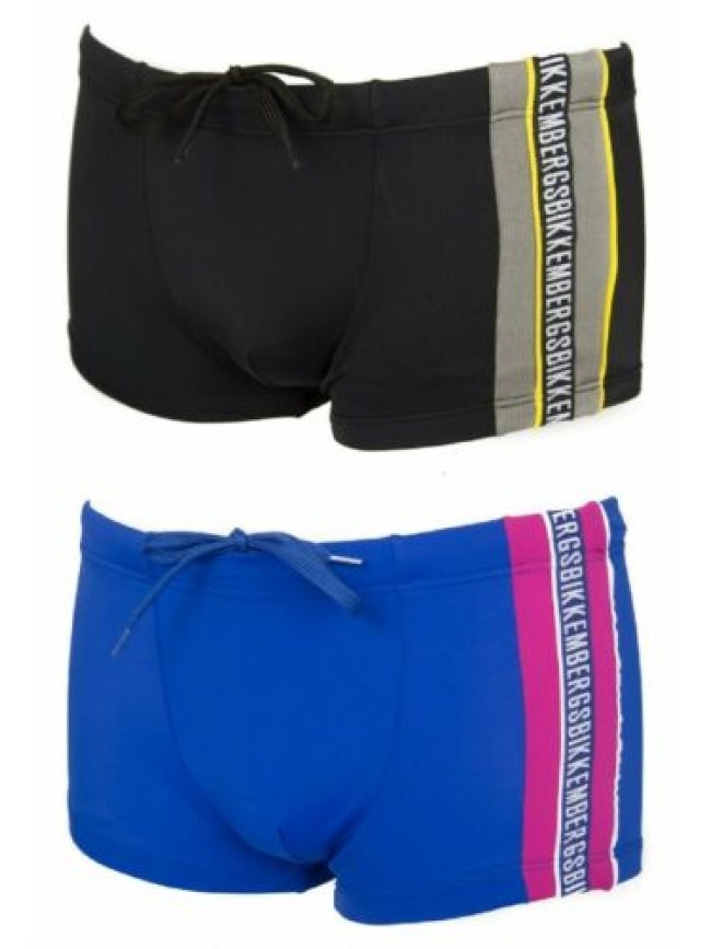 SG Boxer parigamba elasticizzato uomo mare o piscina BIKKEMBERGS articolo B6B401