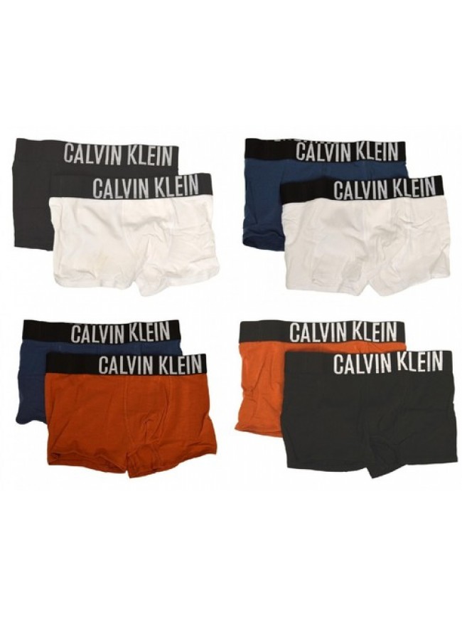 SG Boxer ragazzo CALVIN KLEIN bimbo maschio junior confezione 2 pezzi elastico a
