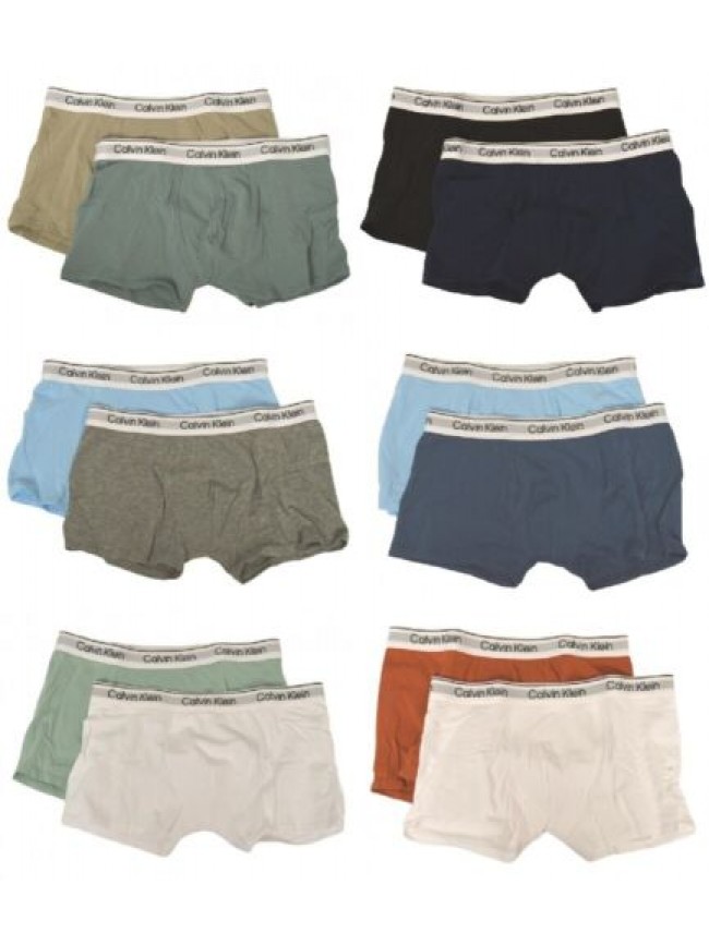 SG Boxer ragazzo CALVIN KLEIN bimbo maschio junior confezione 2 pezzi elastico a