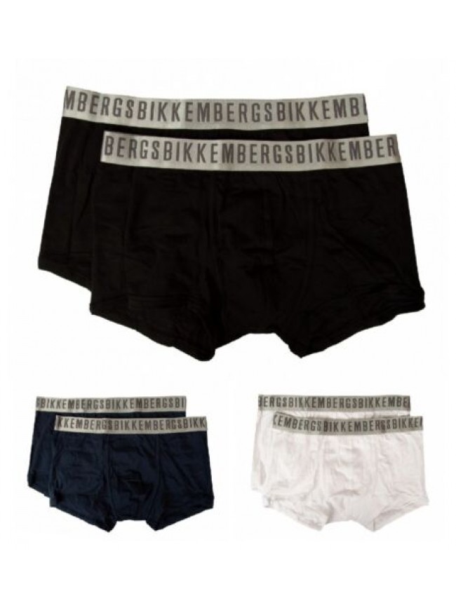 SG Boxer uomo BIKKEMBERGS confezione 2 boxer cotone elesticizzato elastico a vis