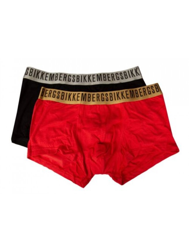 SG Boxer uomo BIKKEMBERGS confezione 2 capi cotone elesticizzato elastico a vist