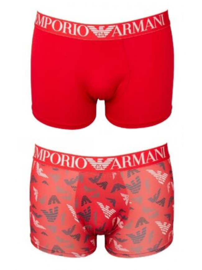 SG Boxer uomo EMPORIO ARMANI parigamba elastico a vista tessuto microfibra under
