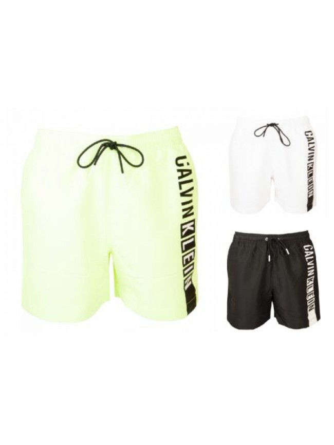 SG Boxer uomo mare CK CALVIN KLEIN piscina swimwear con logo stampato elastico e
