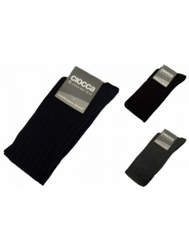 SG Calza calzino alto lungo uomo lana cashmere blend CIOCCA articolo 511 Made in